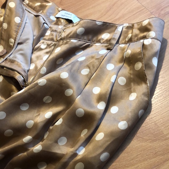 100%Silk designer polkadot RobertRodriguez Pants - Picture 7 of 15